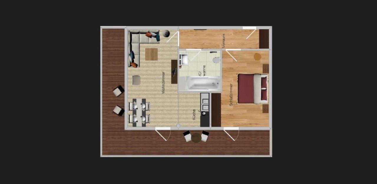 Appartements Alpenland แพร์ทีเซา ภายนอก รูปภาพ
